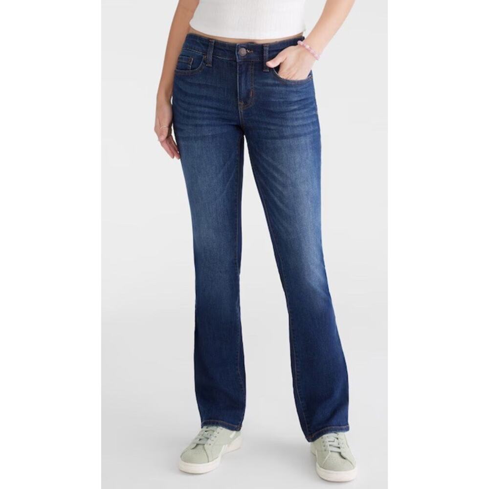 Aero Women’s Mid Rise Boot Stretch Jeans Aeropostale Sz 4 Long Stretch